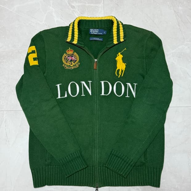 폴로 랄프로렌 빅포니 치프키프 런던 니트집업