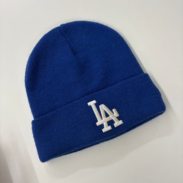 뉴에라 MLB LA 다저스 커프 비니 - 블루