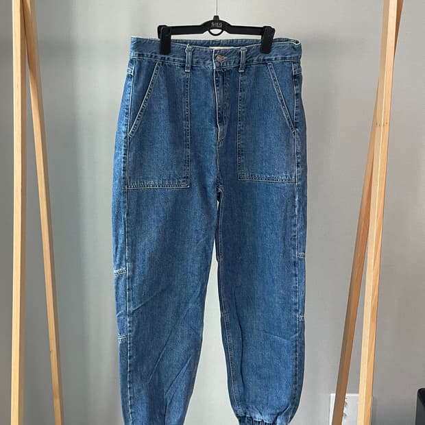 인스턴트펑크 데님 조거 팬츠