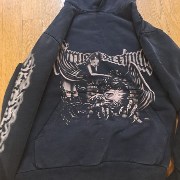 트래비스 스캇 머천  후드티 M