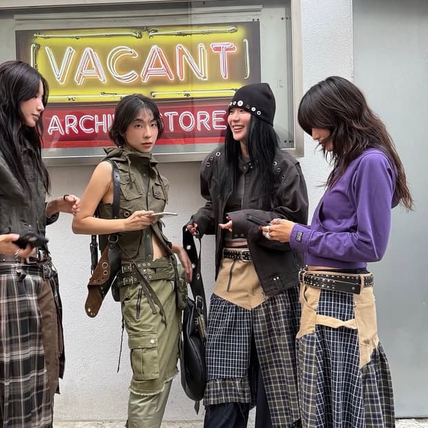 베이컨트아카이브 랩 스커트 베이지 wrap skirt beige