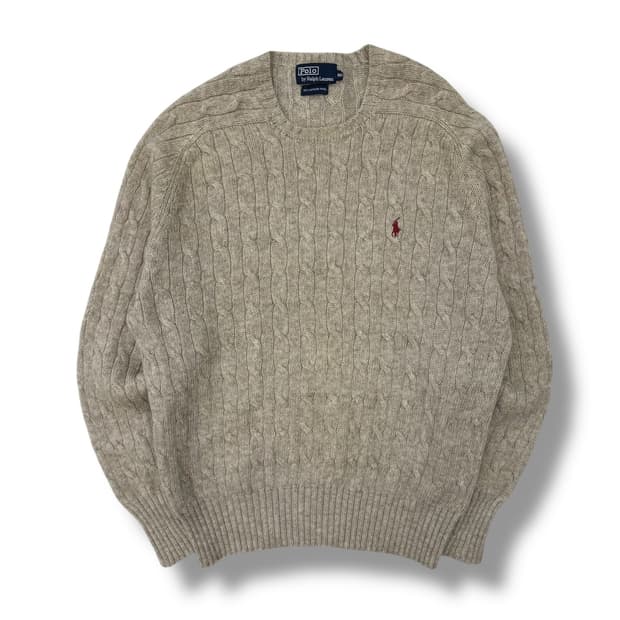 폴로 랄프로렌 꽈배기 니트 r1995