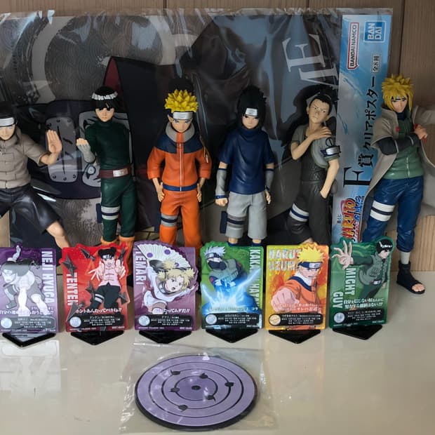 (덤증정)나루토 중급닌자 피규어 일괄 