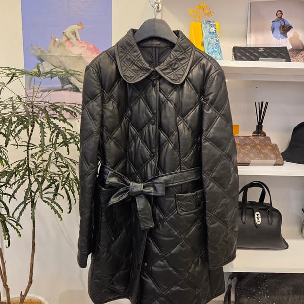 LBL 양가죽 퀼팅 (구스) 코트