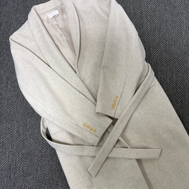 제이리움 모100% 롱코트 M