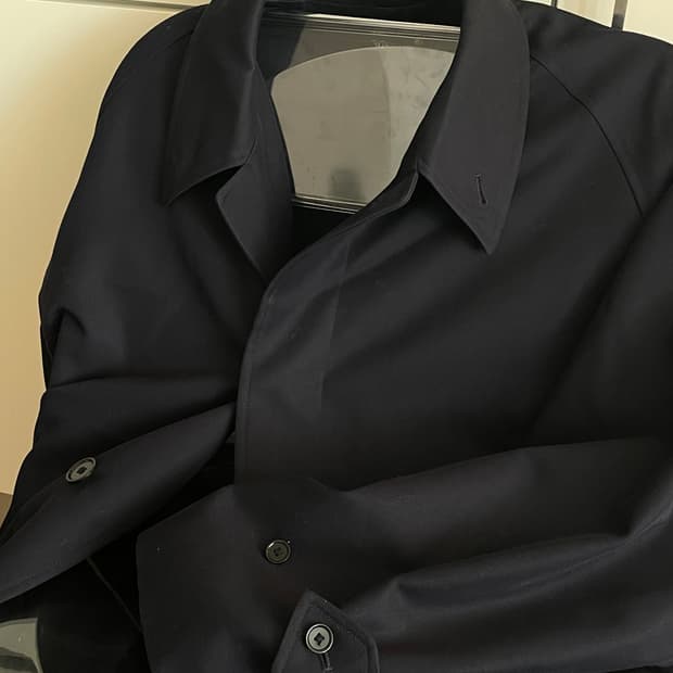 캡틴선샤인 22fw 카발리트윌 워커 코트 네이비 38