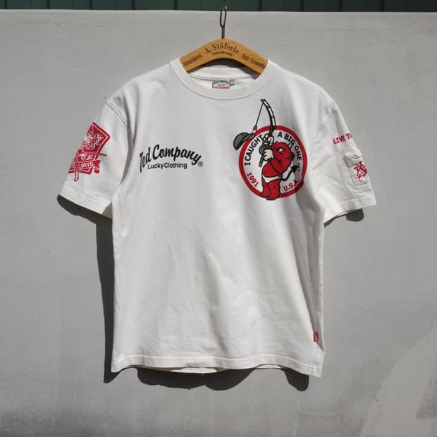 ted company 피싱 그래픽 티셔츠