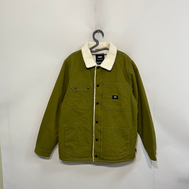 반스 남성 드릴 초어 코트 셰르파 자켓 M