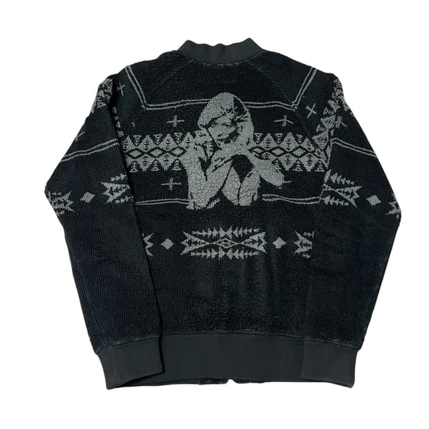 히스테릭 글래머 00‘s 히스걸 노르딕 코위챤 가디건 집업