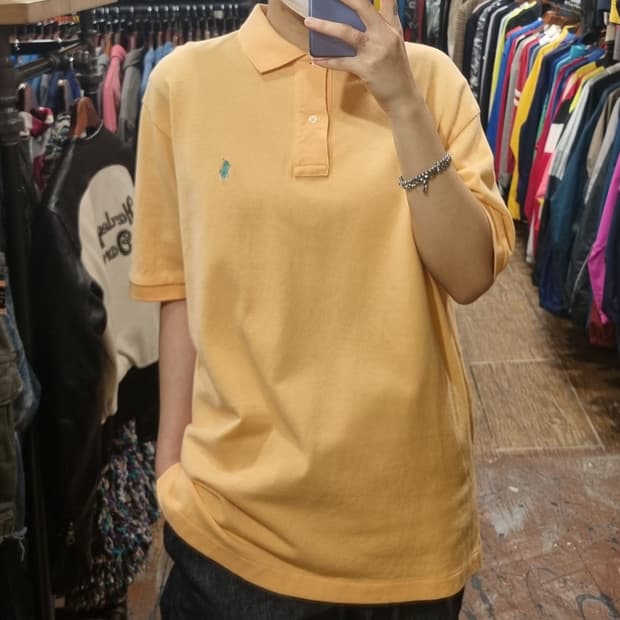 [Hi] 폴로 반팔 카라티 오렌지