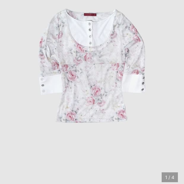 인앤양하모니 Layered top, rose