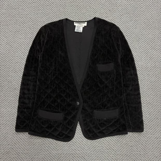 소니아 리키엘  벨루어 퀼팅자켓 v1482