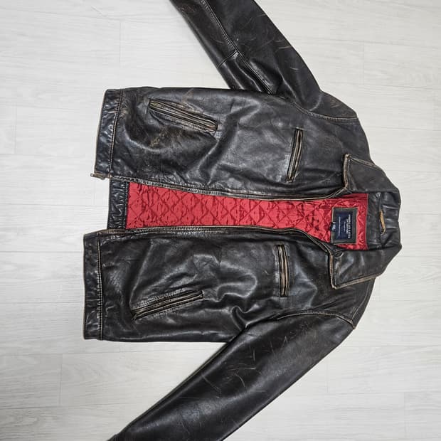 아메리칸이글 소가죽 자켓(M/M사이즈, 105)