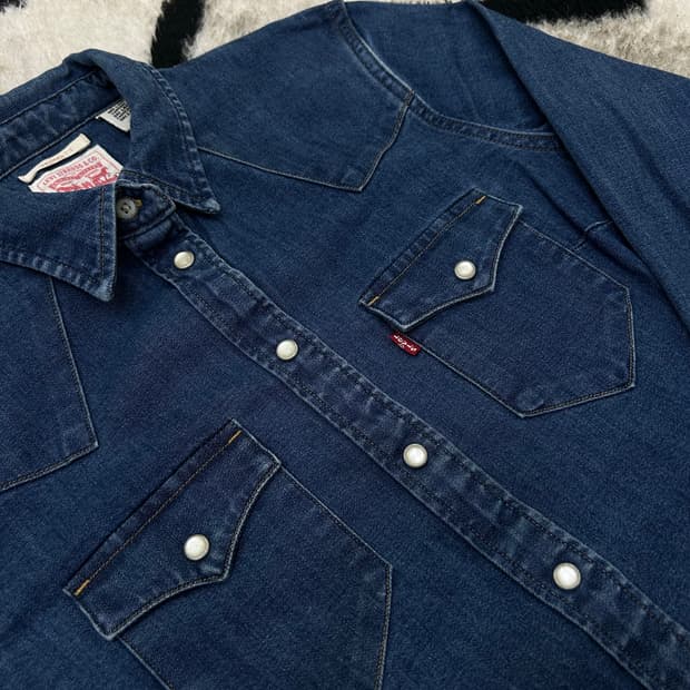 [XS]리바이스 바스토우 웨스턴 데님셔츠