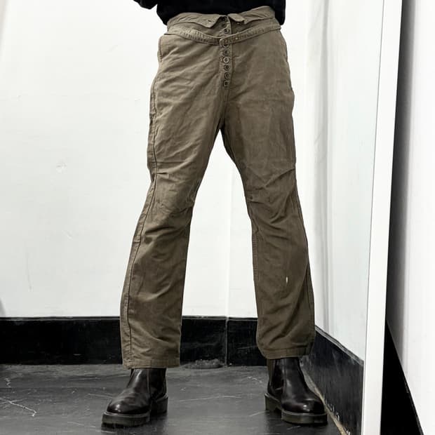 캐피탈 12버튼 플레어 팬츠