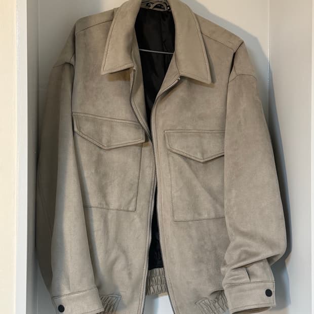 자라 스웨이드 자켓