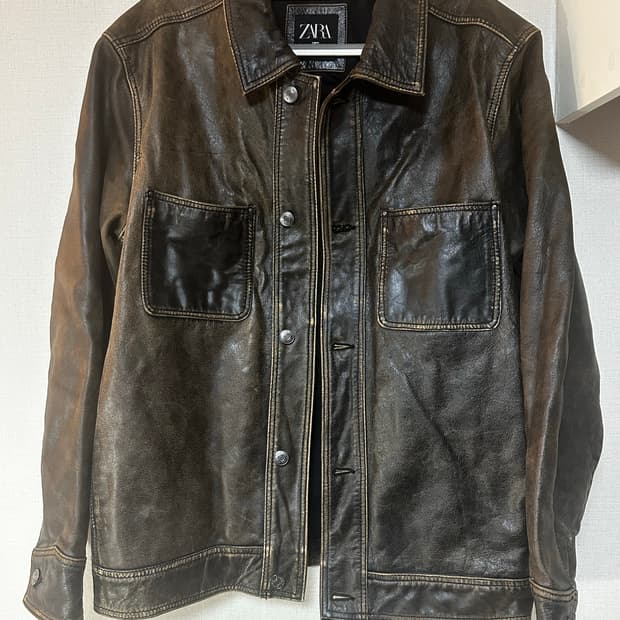 Zara 레더 자켓