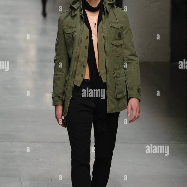 Neil Barret 06aw 밀리터리 파카