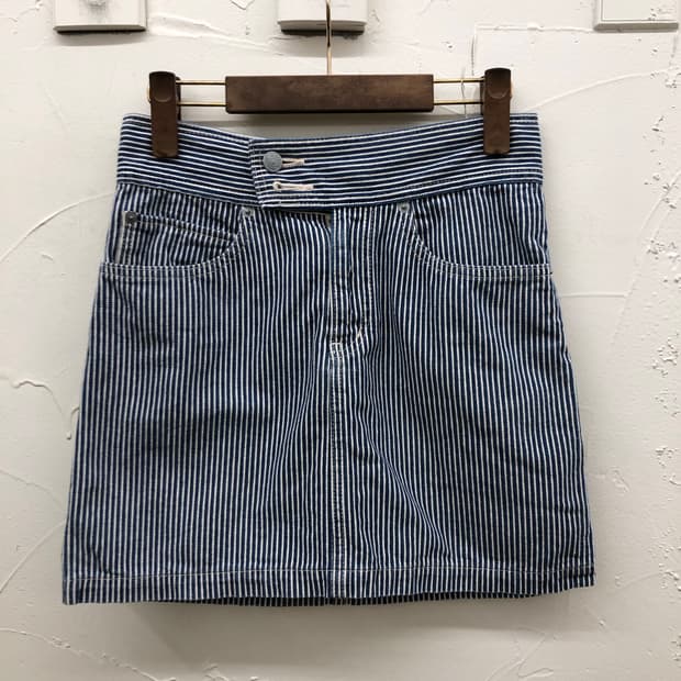 히스테릭 글래머 스트라이프 스커트