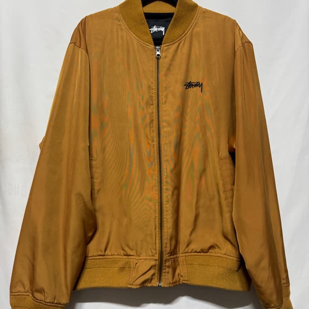 M 스투시 나일론 블루종 자켓