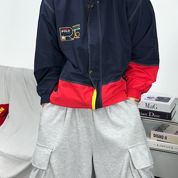 폴로 클럽 90s 올드스쿨 자켓 M