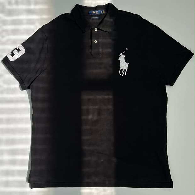 [XL] 폴로 랄프로렌 빅포니 블랙 치프키프 pk 반팔 카라티