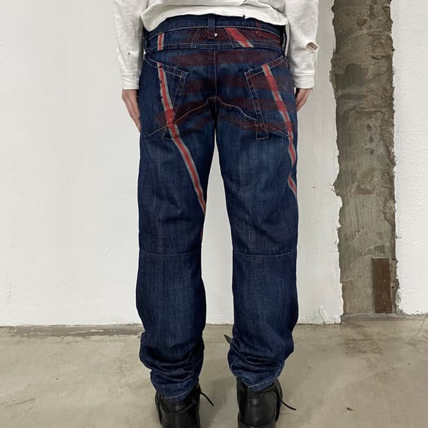 마리떼 프랑소와 저버 아메리칸 플래그 데님 팬츠