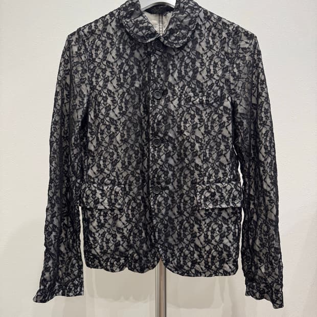 꼼데가르송 블랙 12aw 플로럴 자켓