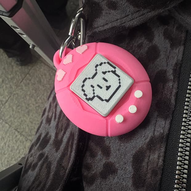 다마고치 클리커 키링