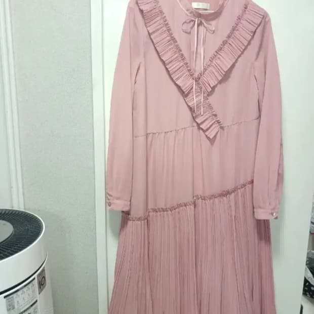 한섬SJSJ타이 프릴원피스55