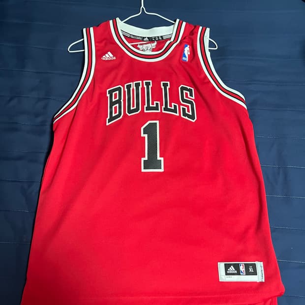 아디다스 nba 데릭로즈 시카고불스 저지 