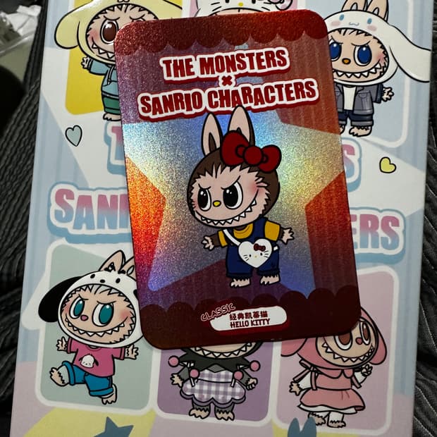 라부부 x 산리오 키티 시크릿