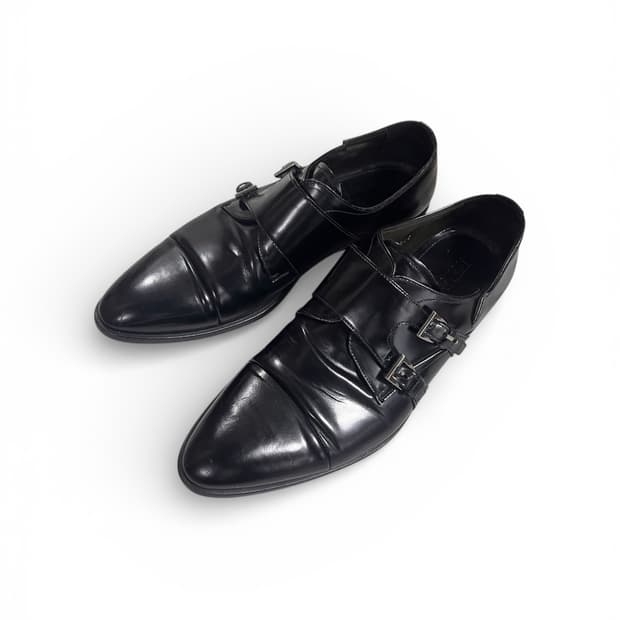 [275] 프라다 더블 몽크 스트랩 더비 슈즈