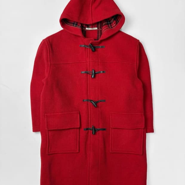 버버리 90's 오리지널 울 더플 후디 코트 PN5597   