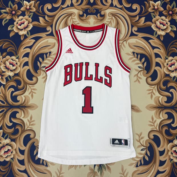 (S)10s 아디다스 NBA시카고 불스 데릭로즈 스윙맨 어웨이 유니폼