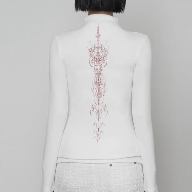 에트오소메 Pocket Half-turtleneck long sleeve