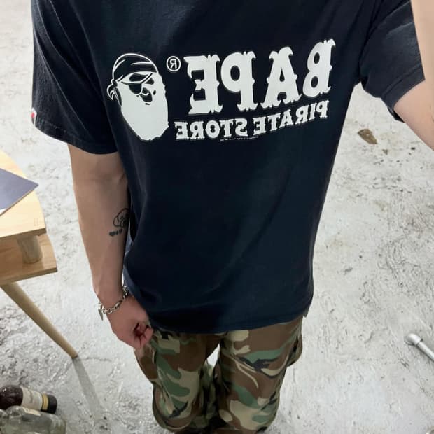 2009 Bape pirate tee