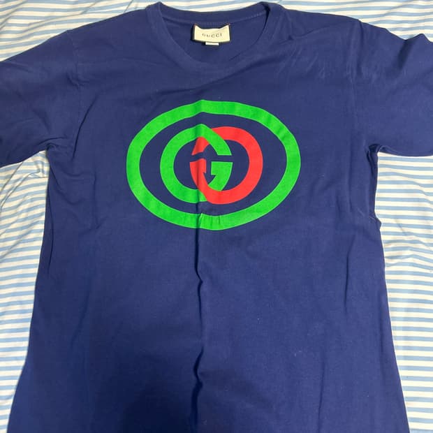 구찌 인터로킹 g프린팅 티셔츠
