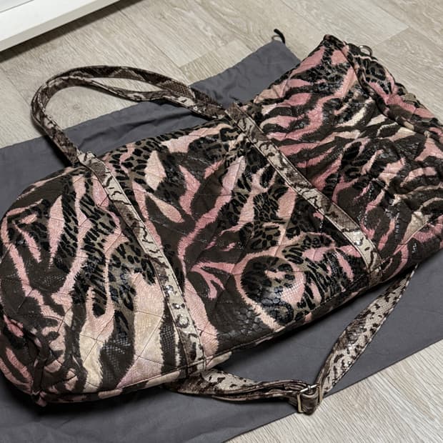 y2k 스타일 레오파드 가방