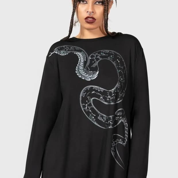 킬스타 뱀프린팅 긴팔