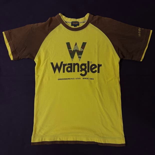 Wrangler Logo Raglan Tee