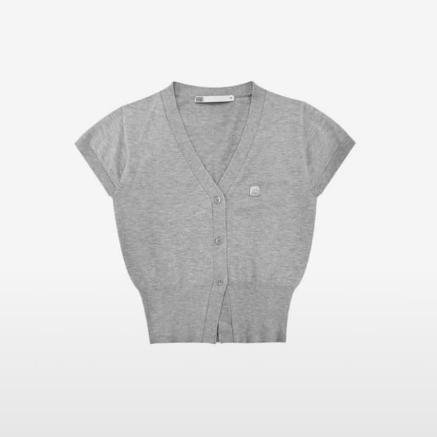 보헤미안서울 하프 가디건 그레이