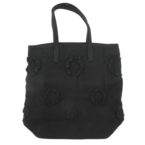 요지 야마모토 와이즈 축융울 토트백