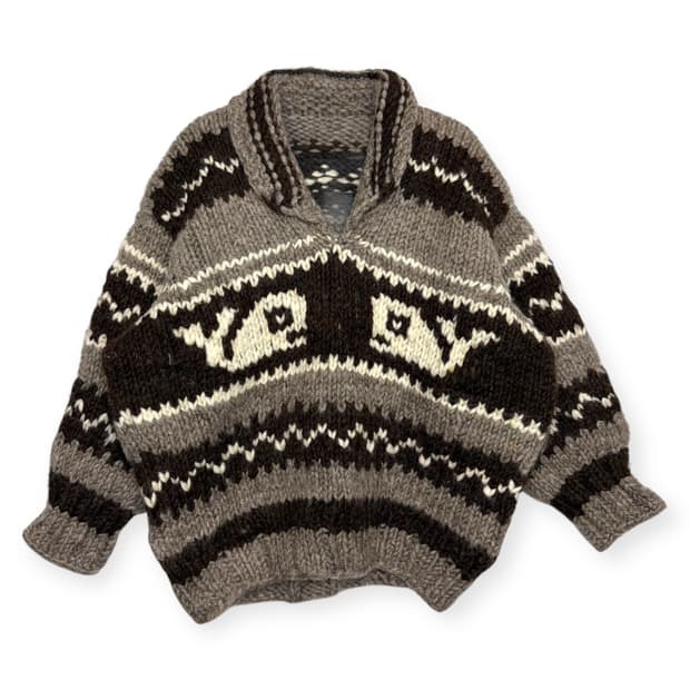 빈티지 코위찬 숄카라 니트 티셔츠