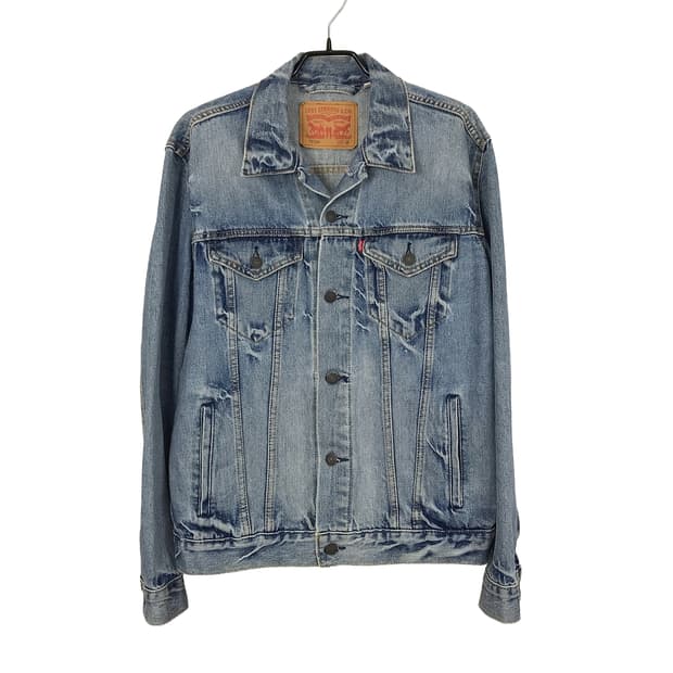 리바이스 Levi's 72334 워싱 데님 트러커 자켓 남성M (95)