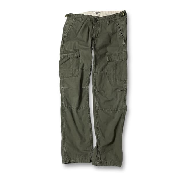 (30) 칼하트 wip 카키 카고 코튼 팬츠