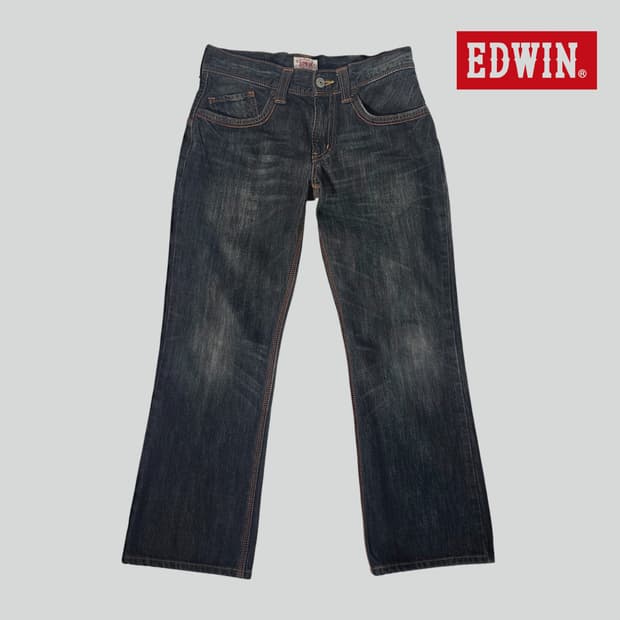 [30]에드윈 웨스턴 신치백 데님 팬츠