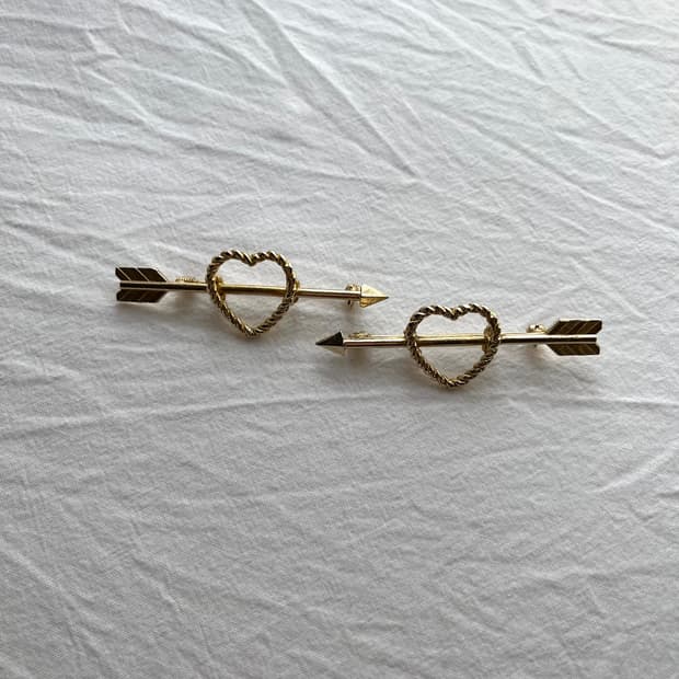 sretsis 스렛시스 하트 애로우 브로치 지뢰계 페어리계 시허니 마즈