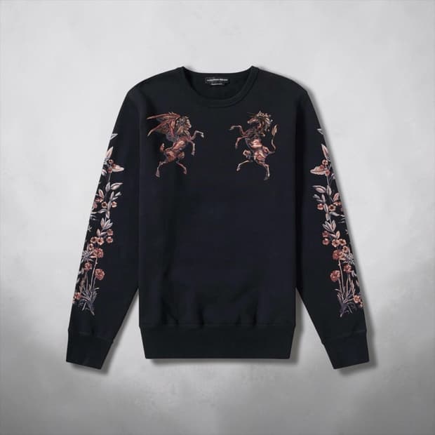 XL/ 알렉산더맥퀸 페가수스 자수 맨투맨(새상품)