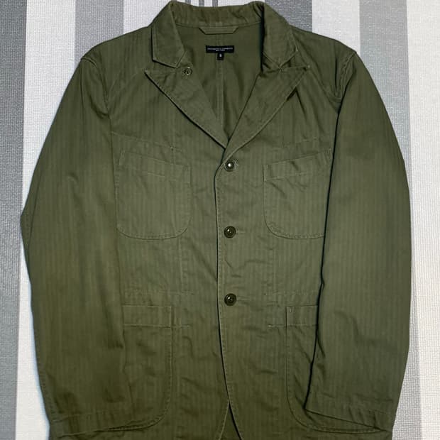 [S]엔지니어드 가먼츠 헤링본 베드포드